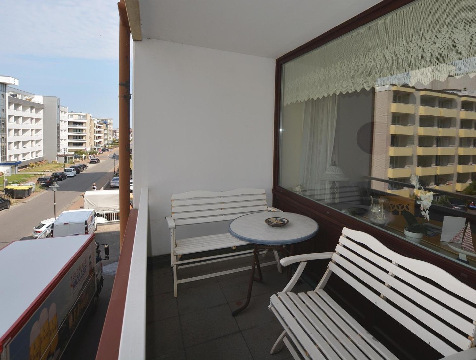 13-36, Sehr Strandnah, Im Herzen Westerlands, Westbalkon, 1 Zi Esterno foto